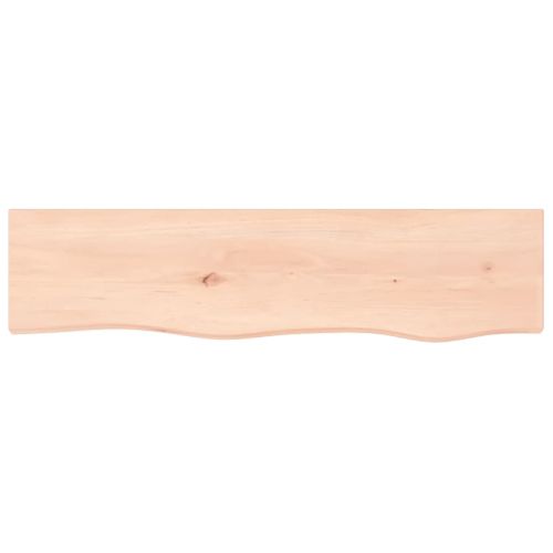 étagère Murale 80x20x2 Cm Bois De Chêne Massif Non Traité