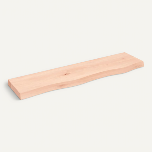 étagère Murale 80x20x4 Cm Bois De Chêne Massif Non Traité