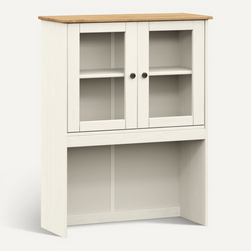 Dessus De Commode Vigo Blanc 78x30x100 Cm Bois Massif De Pin