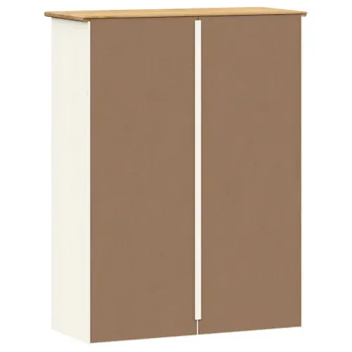 Dessus De Commode Vigo Blanc 78x30x100 Cm Bois Massif De Pin