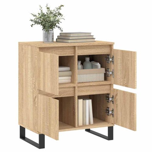 Buffet Chêne Sonoma 60x35x70 Cm Bois Contreplaqué