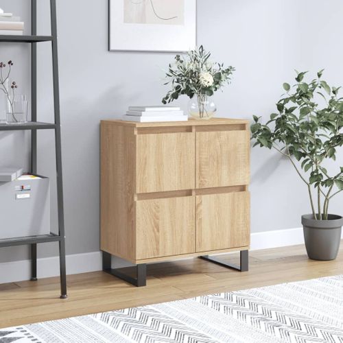 Buffet Chêne Sonoma 60x35x70 Cm Bois Contreplaqué