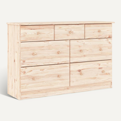 Commode Alta 112x35x73 Cm Bois Massif De Pin