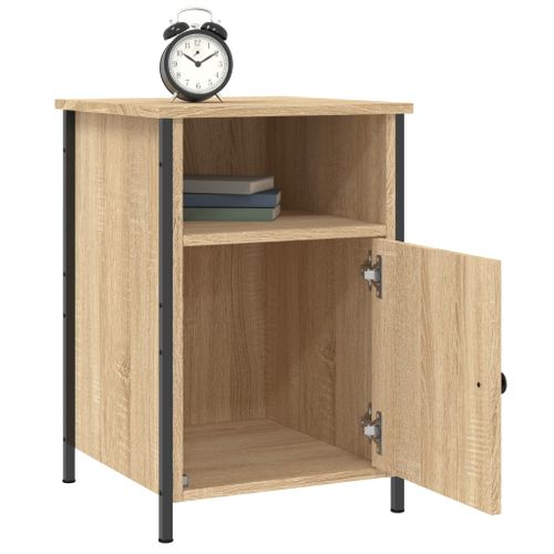 Table De Chevet Chêne Sonoma 40x42x60 Cm Bois Contreplaqué
