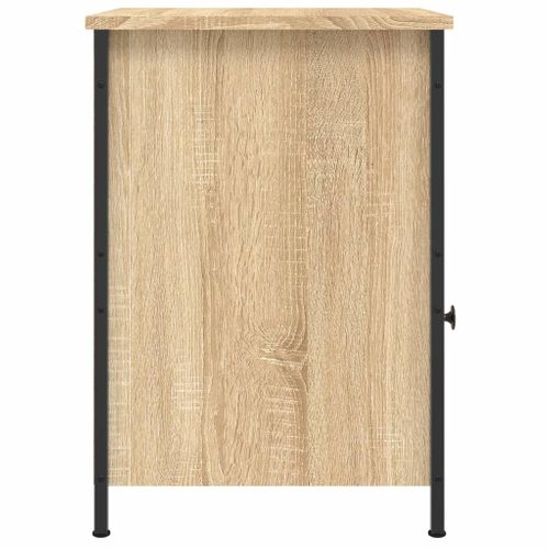 Table De Chevet Chêne Sonoma 40x42x60 Cm Bois Contreplaqué