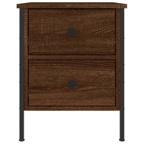 Tables De Chevet 2pcs Chêne Marron 40x42x50cm Bois Contreplaqué