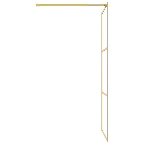 Mur De Douche À L'italienne Doré 100 X 195 Cm Durable Durable