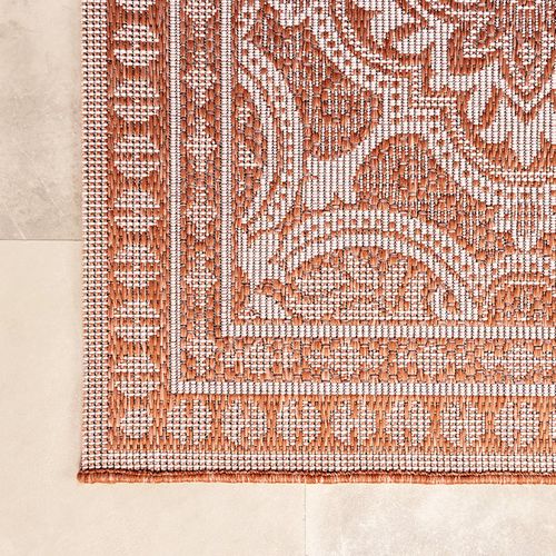 Tapis D'extérieur - Summer Oriental Terracotta - Rectangle - 160x230 Cm