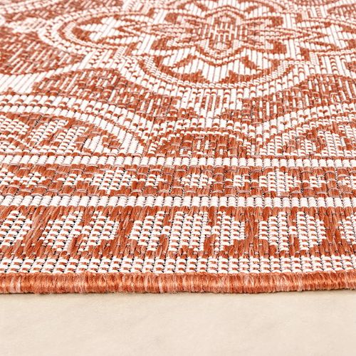 Tapis D'extérieur - Summer Oriental Terracotta - Rectangle - 160x230 Cm