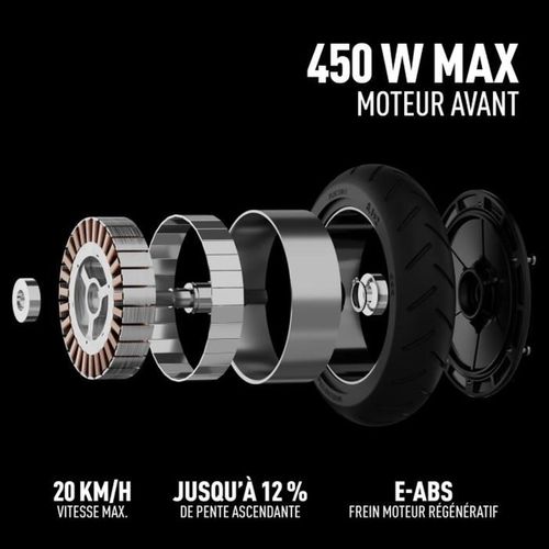 Trottinette Électrique E2 E Ii - 20 Km/h, 220 Wh, Roues 8,1 Pouces