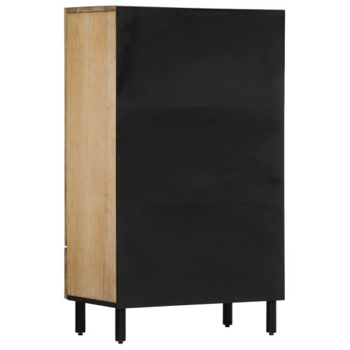 Buffet 60x33x100 Cm Bois De Manguier Massif