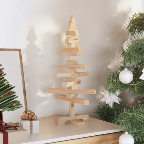 Arbre De Noël En Bois Pour Décoration 60 Cm Bois Massif De Pin ...
