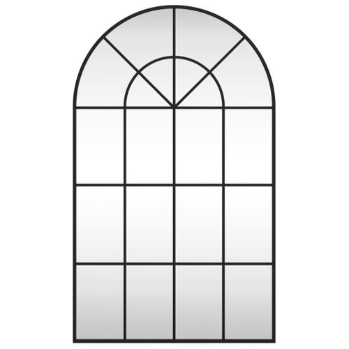 Miroir Mural Noir 60x100 Cm Arche Fer
