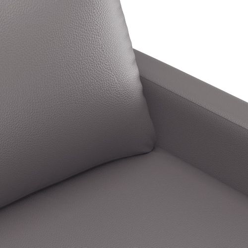 Canapé à 3 Places Gris 180 Cm Similicuir