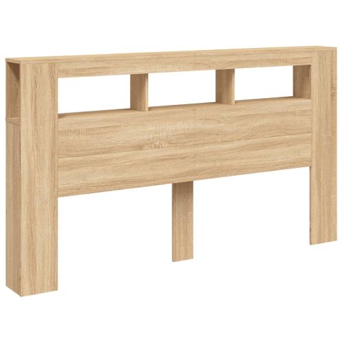 Tête De Lit LED Sonoma Chêne 180x18,5x103,5 Cm Bois Contreplaqué