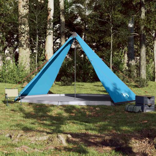 Tente Familiale Tipi 8 Personnes Bleu Imperméable