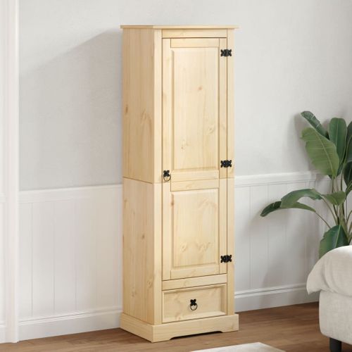 Garde-robe Corona 55x38x170 Cm Bois De Pin Massif