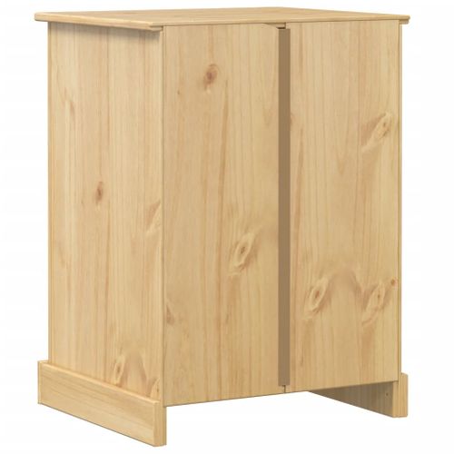 Meuble Hifi Corona 60x50x82 Cm Bois De Pin Massif