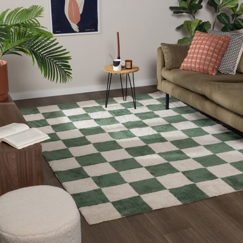 Tapis À Damier - Blox Vert