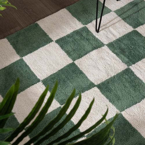 Tapis À Damier - Blox Vert