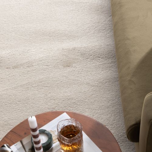 Tapis à Poils Courts - Essenza Crème - Rectangle - 120x170cm