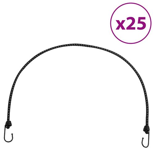 Cordes Élastiques Avec Bandes Réfléchissantes Et Crochets 25pcs