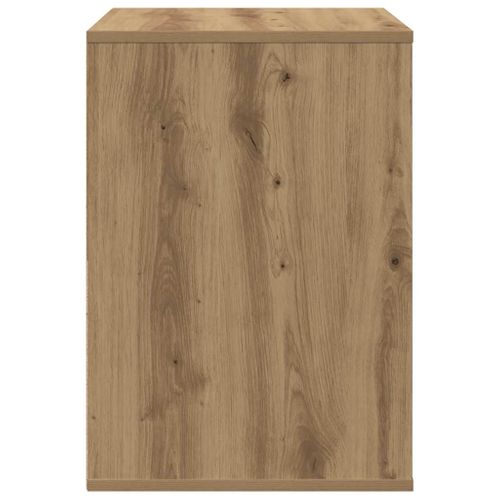 Commode D'angle Chêne Artisanal 80x41x58 Cm Bois Contreplaqué Rangement