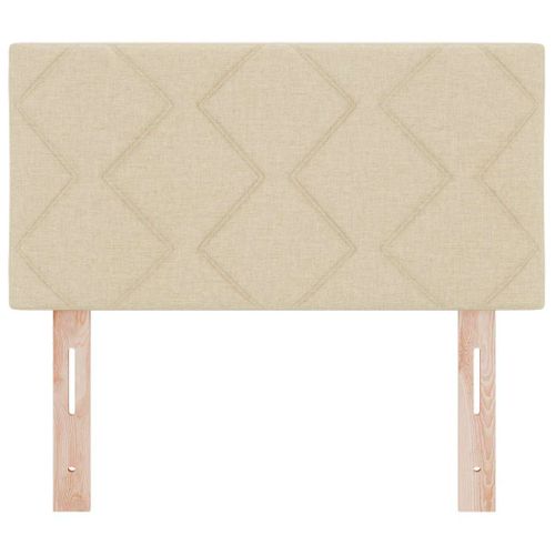 Tête De Lit Avec Des Lumières À LED Réglable Crème 80 Cm Tissu