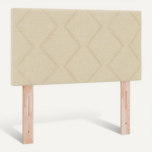 Tête De Lit Avec Des Lumières À LED Réglable Crème 80 Cm Tissu