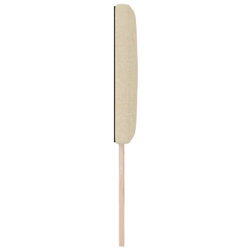 Tête De Lit Avec Des Lumières À LED Réglable Crème 80 Cm Tissu