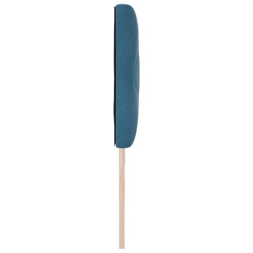 Tête De Lit LED Géométrique Bleu Foncé 180 Cm Velours