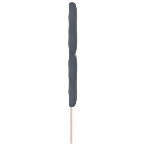 Tête De Lit Avec Des Lumières à LED Réglable Gris 80 Cm Velours