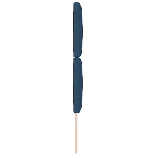 Tête De Lit Avec Des Lumières à LED Réglable Bleu 80 Cm Tissu
