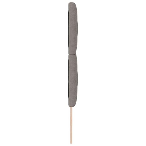Tête De Lit Avec Des Lumières à LED Réglable Taupe 180 Cm Tissu
