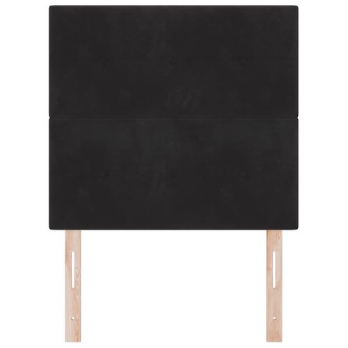Tête De Lit Noir 100 Cm Velours