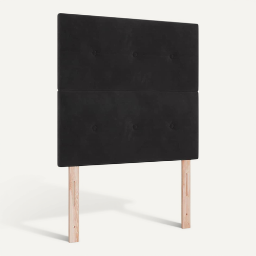 Tête De Lit Noir 100 Cm Velours