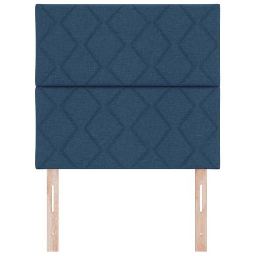 Tête De Lit Bleu 100 Cm Tissu