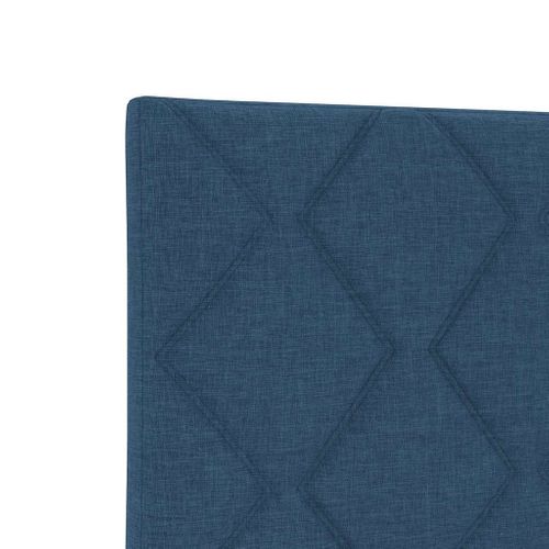 Tête De Lit Bleu 100 Cm Tissu