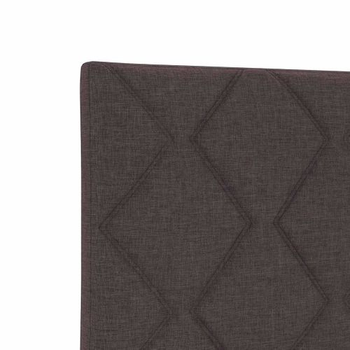 Tête De Lit Marron Foncé 200 Cm Tissu