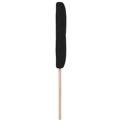 Tête De Lit LED Avec Des Lumières À LED Noir 90 Cm Tissu