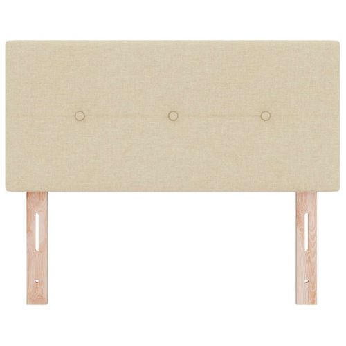 Tête De Lit LED Avec Des Lumières à LED Crème 90 Cm Tissu