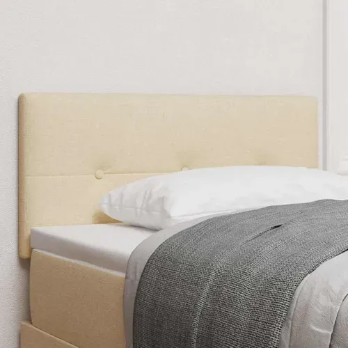 Tête De Lit LED Avec Des Lumières à LED Crème 90 Cm Tissu