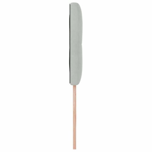 Tête De Lit Avec Des Lumières À LED Gris Clair 100 Cm Velours