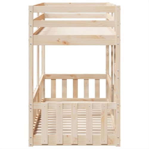 Lit Superposé 90x190 Cm Bois De Pin Massif