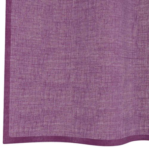 Rideaux En Voile Avec Oeillets 2 Pièces Violet 140x245 Cm