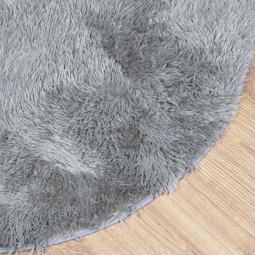 Tapis Shaggy À Poils Longs Navarra Gris Clair 300x200 Cm