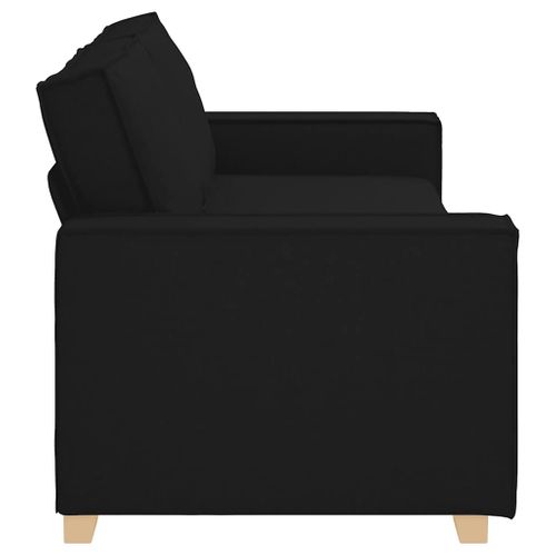 Canapé 3 Places Noir 180 Cm Tissu