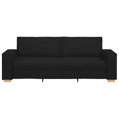 Canapé 3 Places Noir 180 Cm Tissu