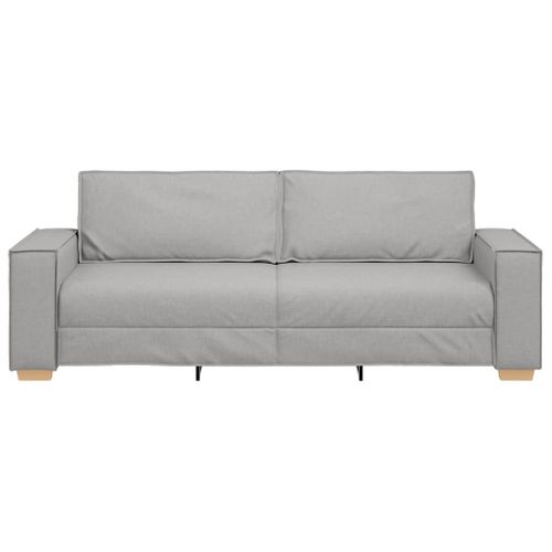 Canapé 3 Places Gris Nuage 180 Cm Tissu