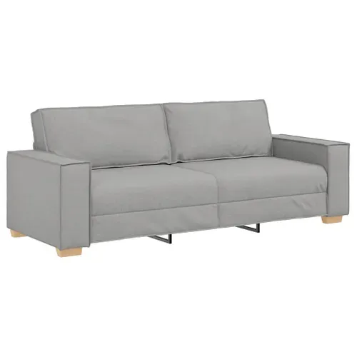 Canapé 3 Places Gris Nuage 180 Cm Tissu